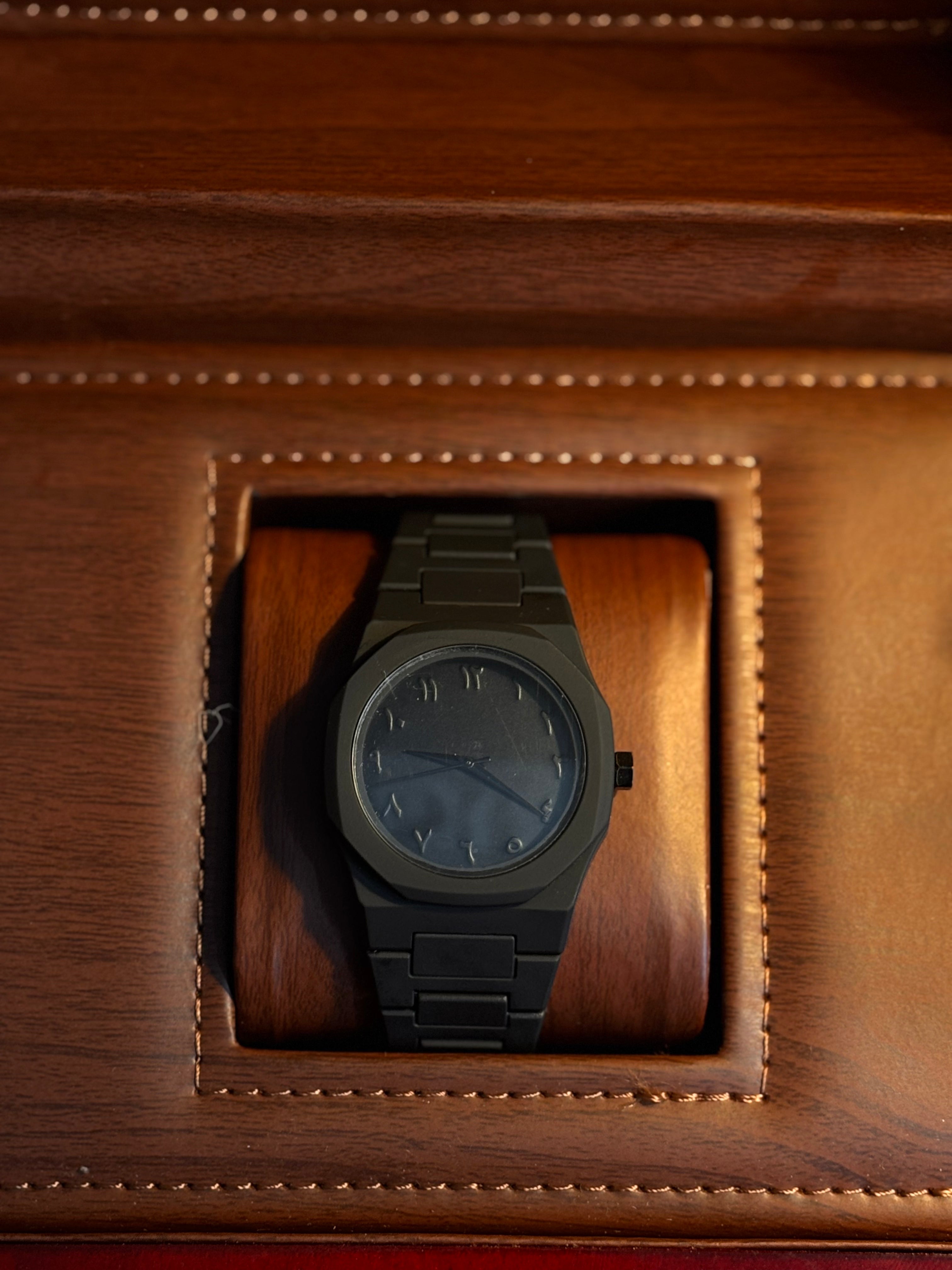 BlACK ARABIC WATCH